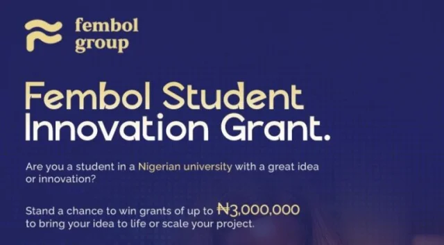 fembol student-innovation-grant-2025-(up-to-3-million-naira)