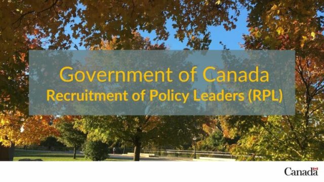 government-of-canada-recruitment-of-policy-leaders-program 2025-2026