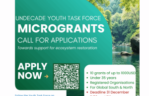 UN DECADE Youth Task Force (YTF) Microgrants for Ecosystem Restoration 2026 ($10,000 total grant) un-decade-youth-task-force-(ytf)-microgrants-for-ecosystem-restoration-2026-($10,000-total-grant)