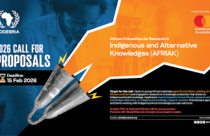 African Fellowships for Research in Indigenous and Alternative Knowledges (AFRIAK) 2026 Call for Proposals african-fellowships-for-research-in-indigenous-and-alternative-knowledges-(afriak)-2026-call-for-proposals