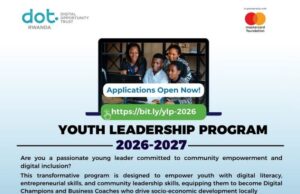 DOT Rwanda Youth Leadership Program 2026-2027 dot-rwanda-youth-leadership-program-2026-2027
