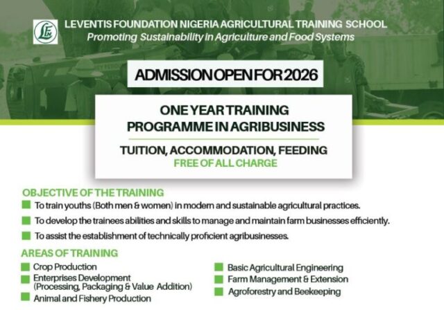 leventis-foundation-nigeria-agricultural-training-programme-2026 leventis-foundation-nigeria-agricultural-training-programme-2026